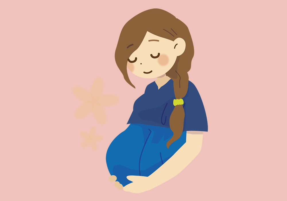 妊娠中の女性